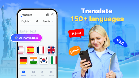 اسکرین شات 1 برنامه Translate - Translator