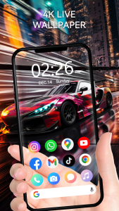 اسکرین شات 5 برنامه Transparent - Live Wallpapers