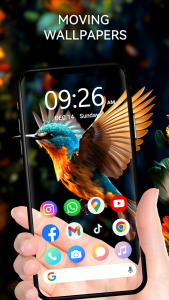 اسکرین شات 4 برنامه Transparent - Live Wallpapers