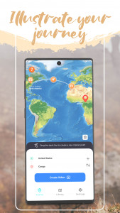 اسکرین شات 1 برنامه TravelRoute: My Journey Boast