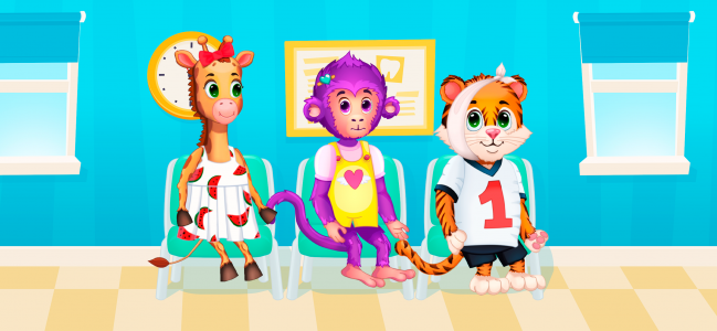 اسکرین شات بازی Zoo Dentist: Kids Doctor Games 1