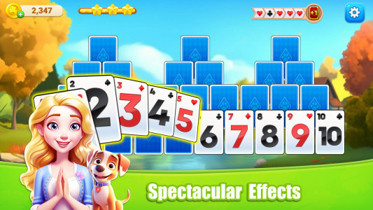 اسکرین شات بازی TriPeaks Solitaire Idle Farm 2