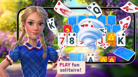 اسکرین شات 2 بازی TriPeaks Solitaire Idle Farm