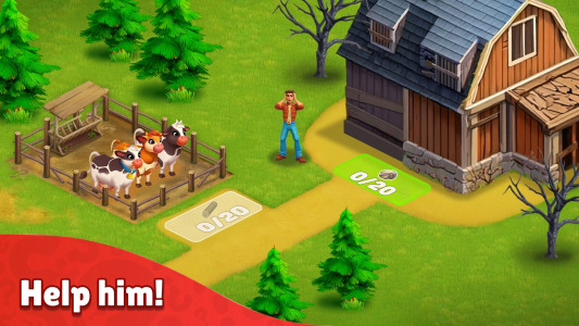 اسکرین شات 5 بازی TriPeaks Solitaire Idle Farm