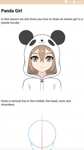 اسکرین شات برنامه How to draw anime 2