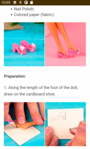 اسکرین شات برنامه How to make doll clothes 4