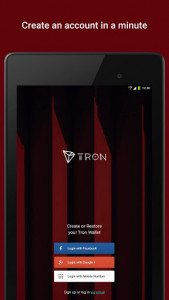اسکرین شات برنامه Tron Wallet. Store, send & receive TRX coin 7