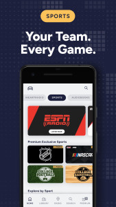 اسکرین شات 5 برنامه TuneIn Radio: Music & Sports