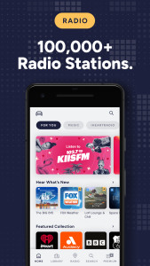 اسکرین شات 3 برنامه TuneIn Radio: Music & Sports