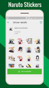 اسکرین شات برنامه Anime stickers for WhatsApp : Anime sticker packs 2