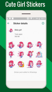 اسکرین شات برنامه Anime stickers for WhatsApp : Anime sticker packs 3