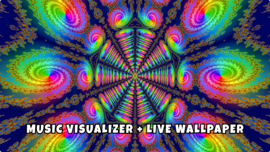 اسکرین شات 1 برنامه Morphing Tunnels Visualizer