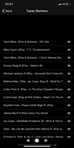 اسکرین شات برنامه Rap Music Player- Tupac (2pac) 4