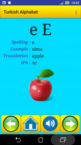 اسکرین شات 7 برنامه Turkish alphabet for students