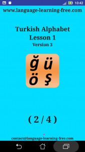 اسکرین شات 8 برنامه Turkish alphabet for students