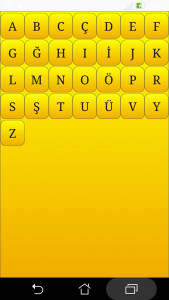 اسکرین شات 3 برنامه Turkish alphabet for students
