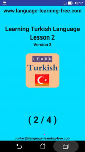 اسکرین شات برنامه Learning Turkish language (les 8
