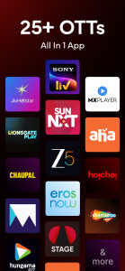 اسکرین شات 3 برنامه Airtel Xstream Play: 25+ OTTs