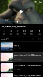 اسکرین شات برنامه Video Player HD - FX Player 4