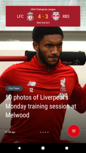 اسکرین شات برنامه The Official Liverpool FC App 1