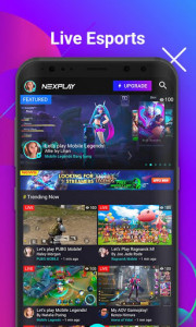 اسکرین شات برنامه NEXPLAY: Live Streaming Mobile Games & Esports 3