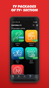 اسکرین شات برنامه ViNTERA TV -  Online TV, IPTV 2