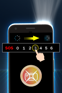 اسکرین شات 2 برنامه Extreme flashlight compass