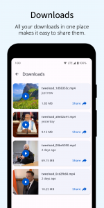 اسکرین شات برنامه Video Downloader for Twitter X 5