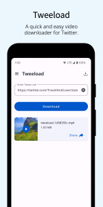 اسکرین شات برنامه Video Downloader for Twitter X 1