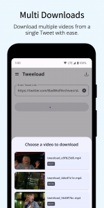 اسکرین شات برنامه Video Downloader for Twitter X 2