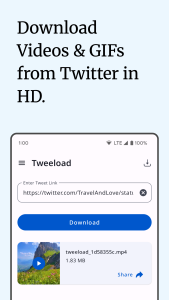 اسکرین شات 1 برنامه Video Downloader for Twitter X