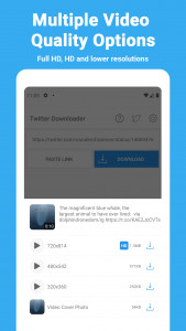 اسکرین شات 3 برنامه Video Downloader for Twitter