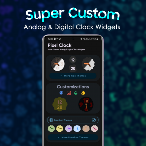 اسکرین شات برنامه Pixel Clock Widgets & Themes 6