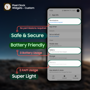 اسکرین شات 7 برنامه Pixel Clock Widgets & Themes
