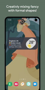 اسکرین شات برنامه Android 12 Weather Widgets 5