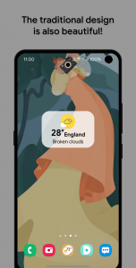 اسکرین شات برنامه Android 12 Weather Widgets 4