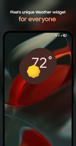 اسکرین شات 1 برنامه Pixel Weather Widget & Themes