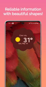 اسکرین شات 6 برنامه Pixel Weather Widget & Themes