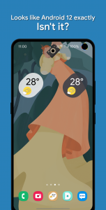 اسکرین شات برنامه Android 12 Weather Widgets 2