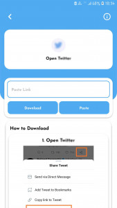 اسکرین شات برنامه Video Downloader for Twitter - Save Twitter & GIF 1