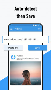 اسکرین شات برنامه Video Downloader for Twitter 2