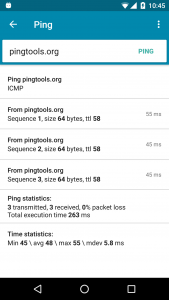اسکرین شات برنامه PingTools Network Utilities 6