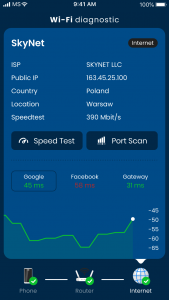 اسکرین شات برنامه WiFi Optimize&Diagnose 2