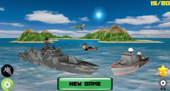اسکرین شات بازی Sea Battle 3D PRO: Warships 1