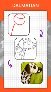 اسکرین شات برنامه How to draw animals by steps 5