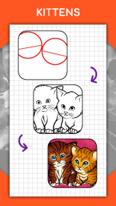 اسکرین شات 6 برنامه How to draw animals by steps