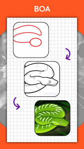 اسکرین شات 7 برنامه How to draw animals by steps