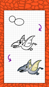 اسکرین شات برنامه How to draw cute dinosaurs ste 8