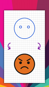 اسکرین شات برنامه How to draw emoticons, emoji 7