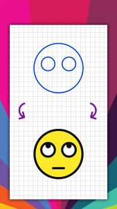 اسکرین شات برنامه How to draw emoticons, emoji 5